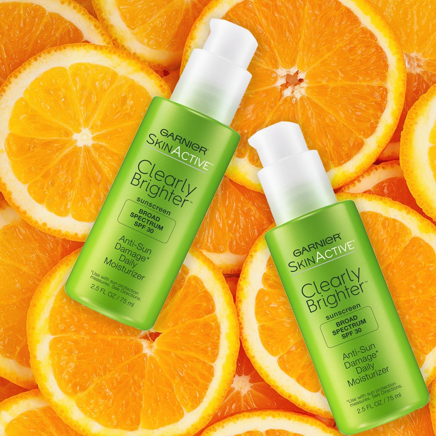 Garnier Clearly Brighter SPF 30 Face Moisturizer with Vitamin C, 2.5 Fl Oz (75mL), 2 Count (Packaging May Vary) Beauty & Personal Care Garnier