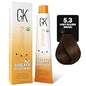 GK HAIR Global Keratin Professional Hair Color Cream Tube (3.4 Fl Oz/100ml) Nourishing & Cleansing Colors for Styling High Performance Long Lasting Beauty & Personal Care GK HAIR