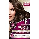 Schwarzkopf Keratin Permanent Hair Dye Cream, 4.0 Cappuccino, Professional Quality Color for Up to 100% Gray Coverage, Bond Enforcing System Beauty & Personal Care Schwarzkopf