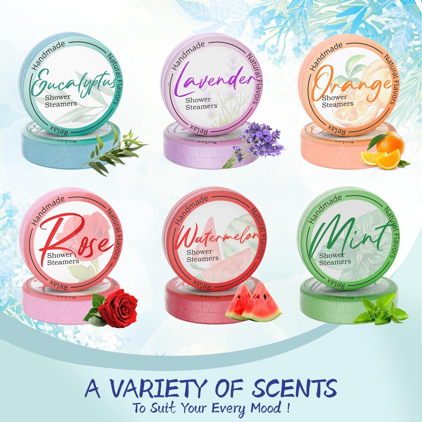 Shower Steamers Aromatherapy 8 Pack - Gifts for Women, Shower Bombs with Essential Oils, Self Care and Stress Relief Stocking Stuffers, Relaxation Beauty and Personal Care HFHO