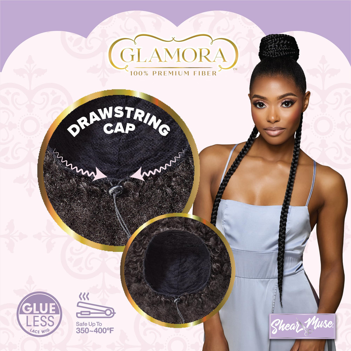 Sensationnel Glamora Glam Updo-Unit 4,1B OFFBLACK