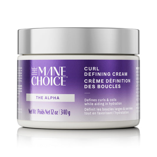The Mane Choice The Alpha Curly As Can Be Curl Defining Cream,12 Oz, Defines, Hydrates & Smooths Frizz, Curl Cream For Coily, Wavy & Curly Hair Beauty & Personal Care The Mane Choice