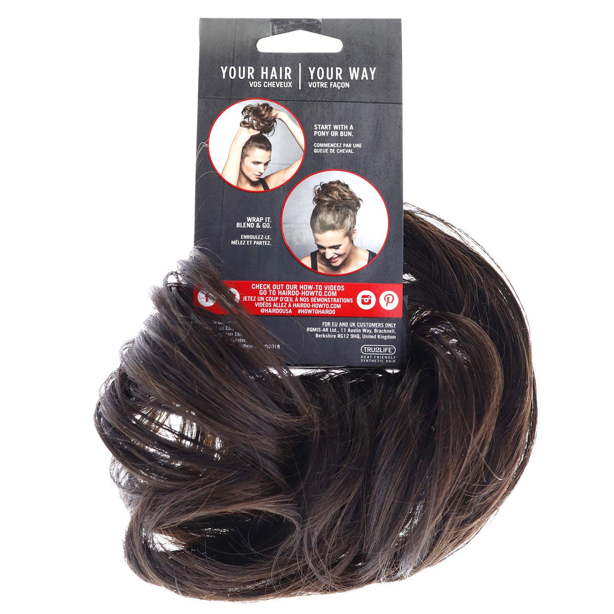 HairDo Highlight Wrap - R6 Dark Chocolate Women Hair Wrap 1 Pc