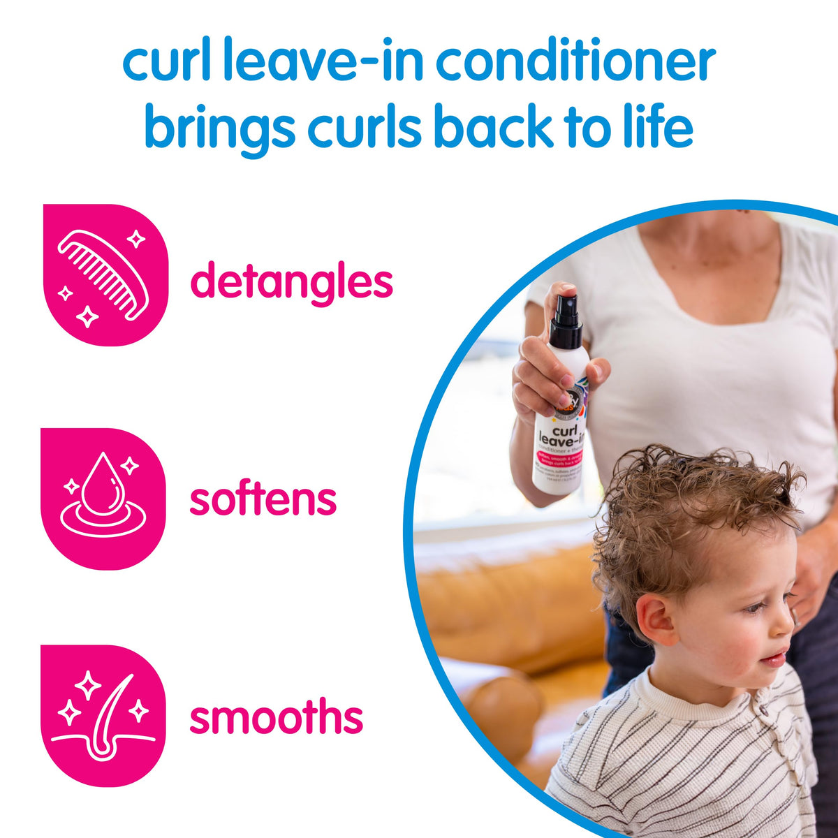 So Cozy Leave In Conditioner Spray (8 Fl Oz) Paraben-Free Detangler for Kids' Curly Hair, Deep Conditioner & Tangle-Free Curls, Gentle & Nourishing Beauty & Personal Care SO COZY