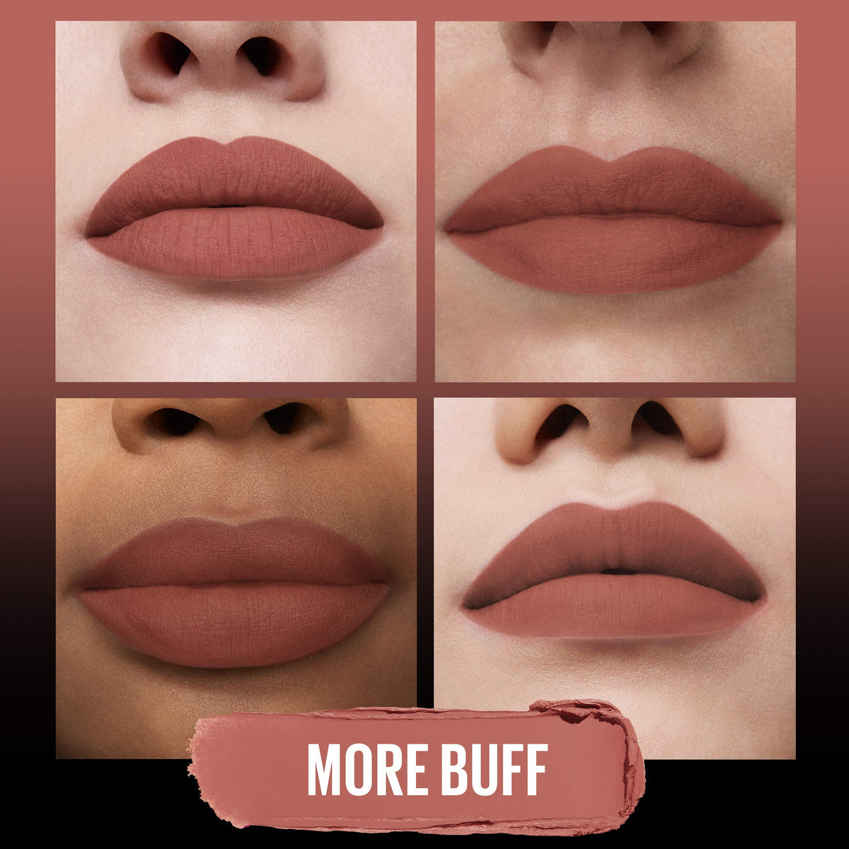 Maybelline Color Sensational Ultimatte Matte Lipstick, Non-Drying, Intense Color Pigment, More Buff, Pink Beige, 1 Count Beauty & Personal Care MAYBELLINE