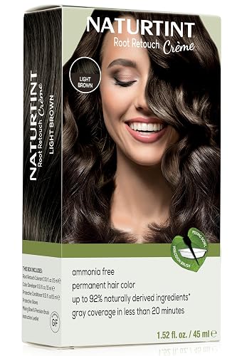 Naturtint Light Brown Root Retouch Crème Permanent Hair Color - Ammonia Free, Conceal Grays, No Artificial Scent, 1.52 Fl Oz Beauty & Personal Care Naturtint
