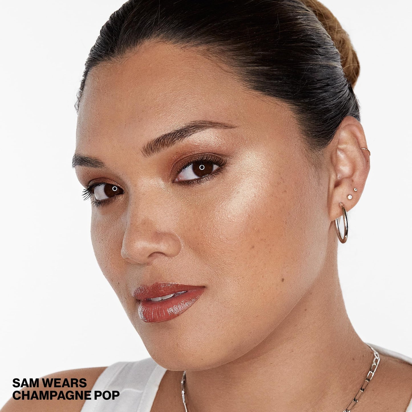 Smashbox X BECCA Shimmering Skin Perfector Pressed Highlighter | Luminous Glow + Buildable, 0.25 Ounce, Champagne Pop Beauty & Personal Care Smashbox