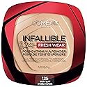 L'Oreal Paris Makeup Infallible Fresh Wear Foundation in a Powder, Up to 24H Wear, Waterproof, Ivory Buff, 0.31 oz. Beauty & Personal Care L'Oreal Paris