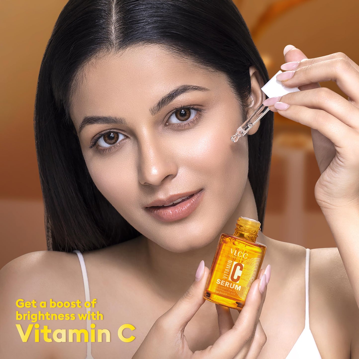 VLCC Vitamin C Serum - Lightweight Face Serum with Ferulic Acid - Hydrating Facial Skin Care for Nourished Skin - Overnight Moisturizer - 1 oz Beauty & Personal Care VLCC