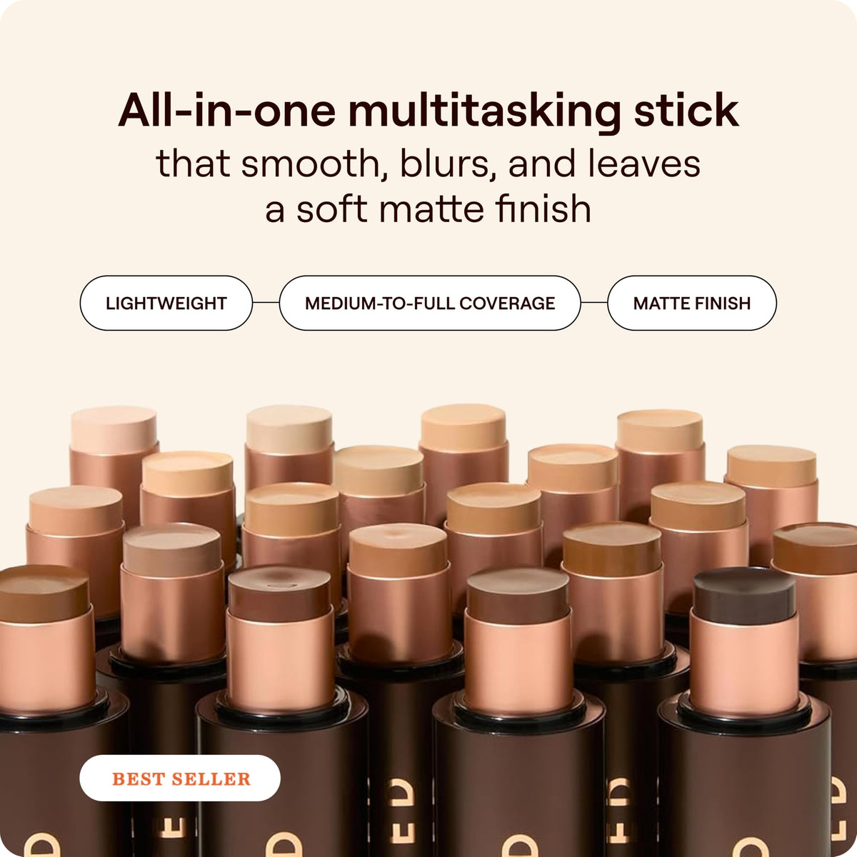 Live Tinted Huestick Complexion Stick - Foundation Makeup - Shade 03, 9g