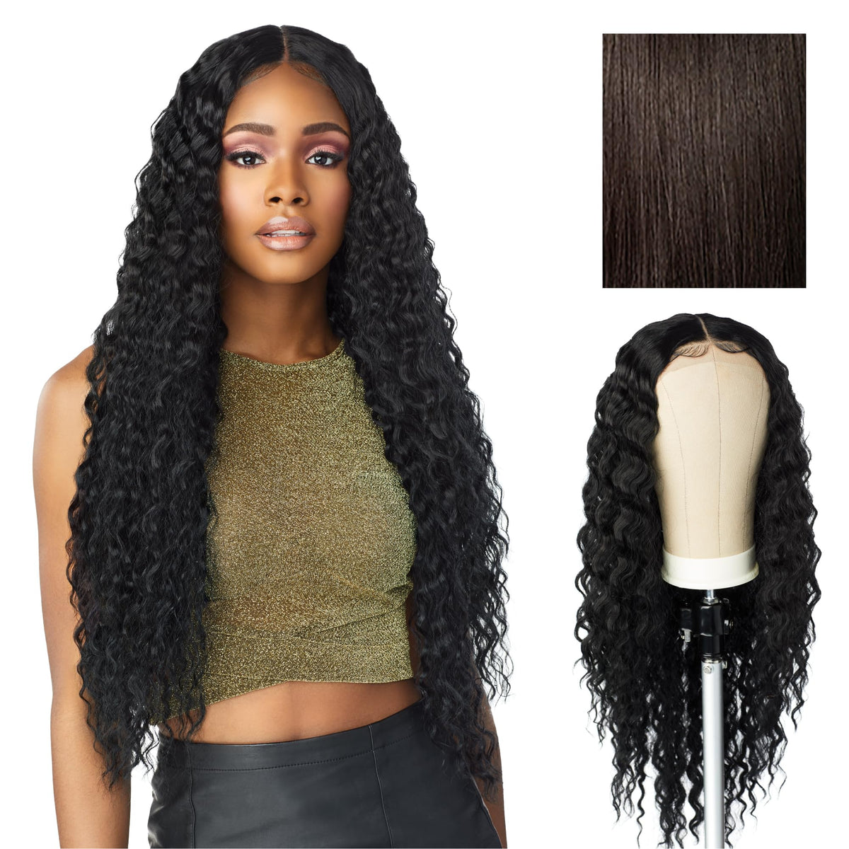 Sensationnel Butta LaceWig-Unit 3, Dark Brown 2