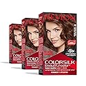 Revlon Colorsilk Beautiful Color Permanent Hair Color, (OLD VERSION) 46 Medium Golden Chestnut Brown (Pack of 3) Beauty & Personal Care REVLON