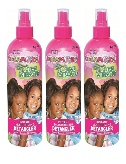 African Pride Dream Kids Olive Miracle Detangler 8 Ounce (235ml) (3 Pack) Beauty & Personal Care African Pride