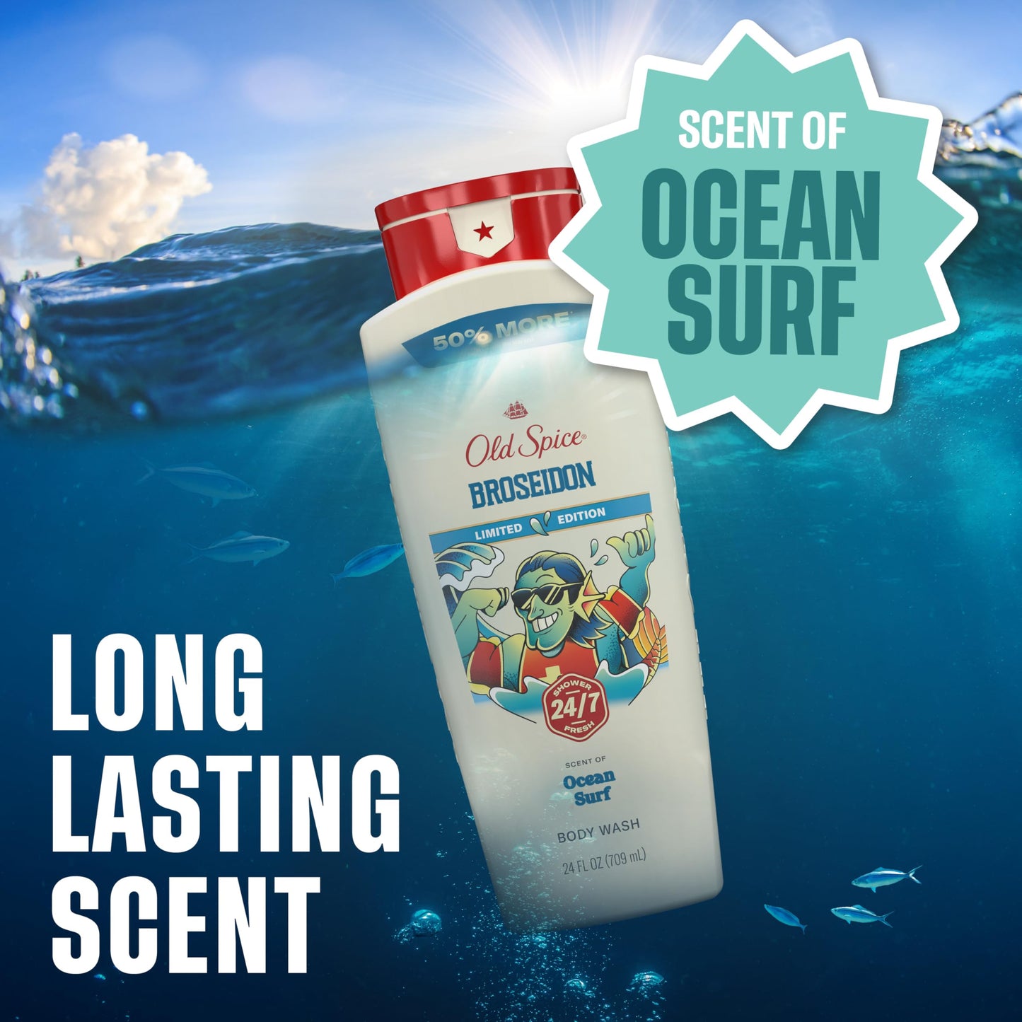 Old Spice Body Wash for Men, Summerdudes, 24/7 Shower Fresh with Daily Use, Long Lasting Scent, Cleanse & Refresh Skin, VIP Festival Experience Beauty & Personal Care Old Spice