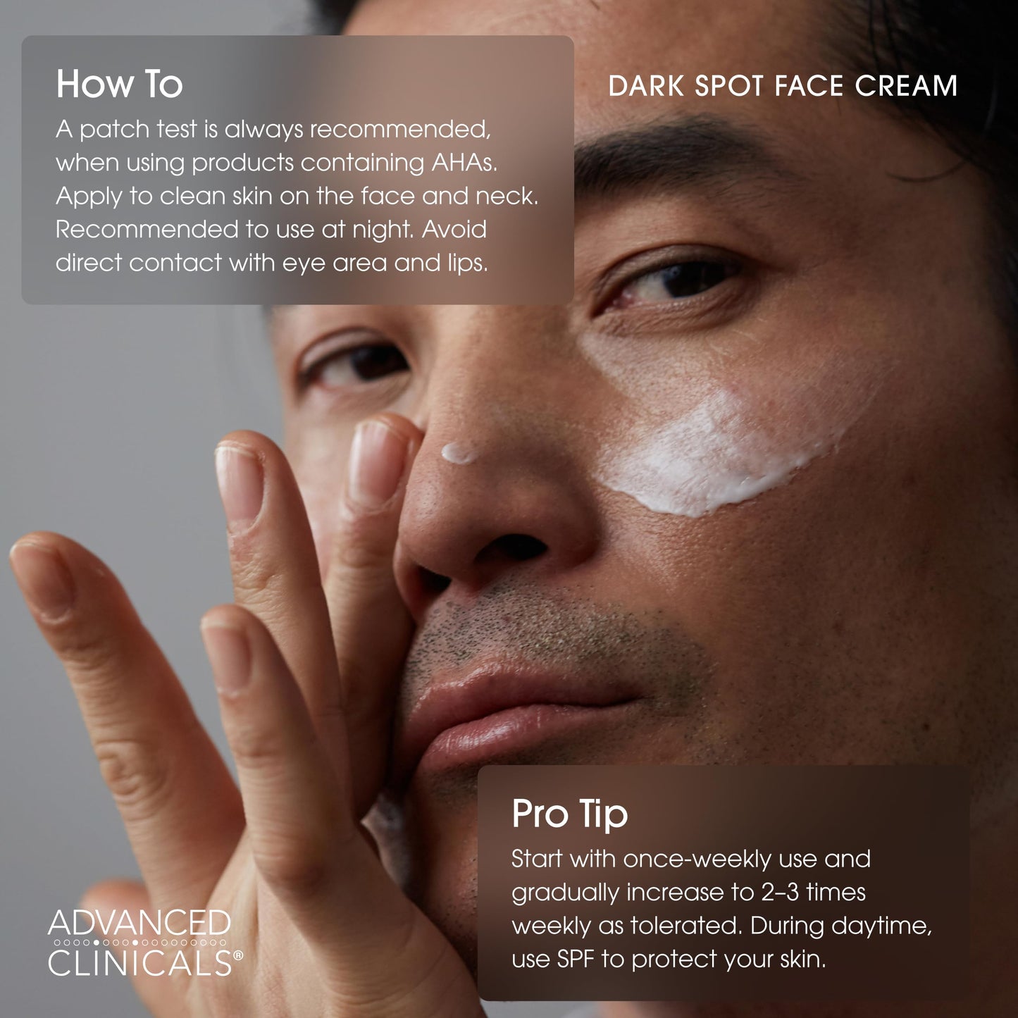 Advanced Clinicals Dark Spot Face Moisturizer | Lactic Acid Lotion For Face With Caffeine, Cocoa Butter, & Vitamin A | Brightening Cream Visibly Beauty & Personal Care Advanced Clinicals