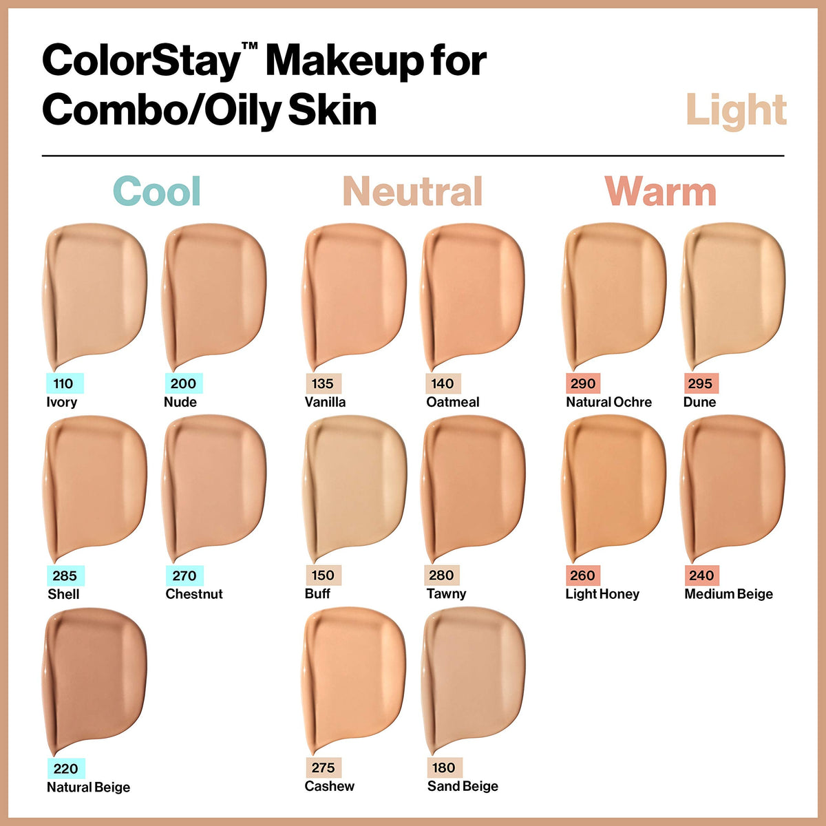 Revlon Colorstay SPF 15 Makeup Foundation for Combination/Oily Skin, Cappuccino, 1 Fl Oz Beauty & Personal Care REVLON