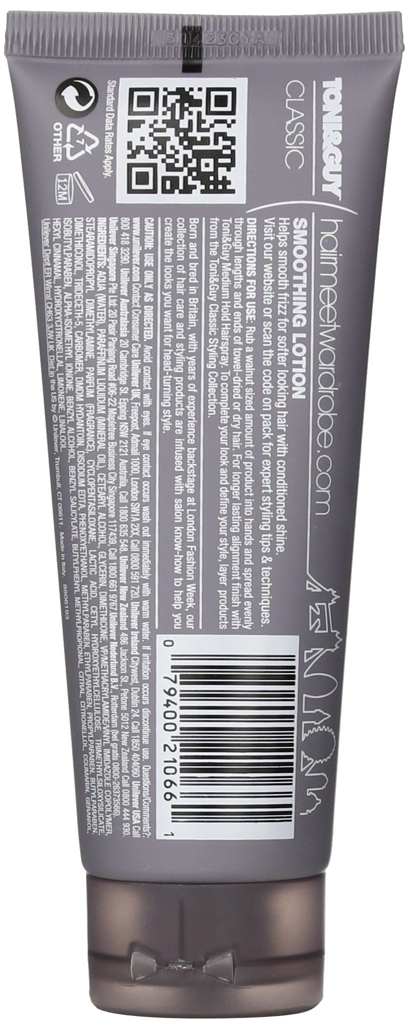 Toni&Guy Classic Smoothing Lotion, 3.56 Fluid Ounce Beauty & Personal Care TONI&GUY