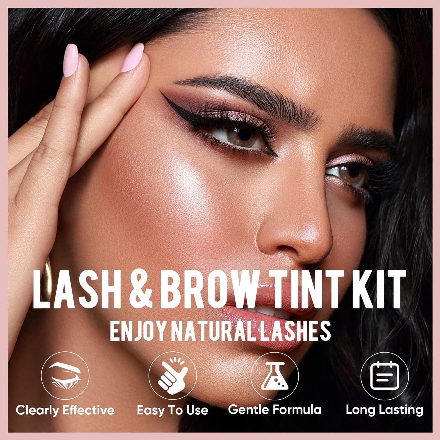 Libeauty Lash Color Kit Black Eyelash Color Volumizing Eyebrow Hair Coloring Kit DIY Use At Salon Or Home Natural Eyelash Treatment Beauty & Personal Care Libeauty