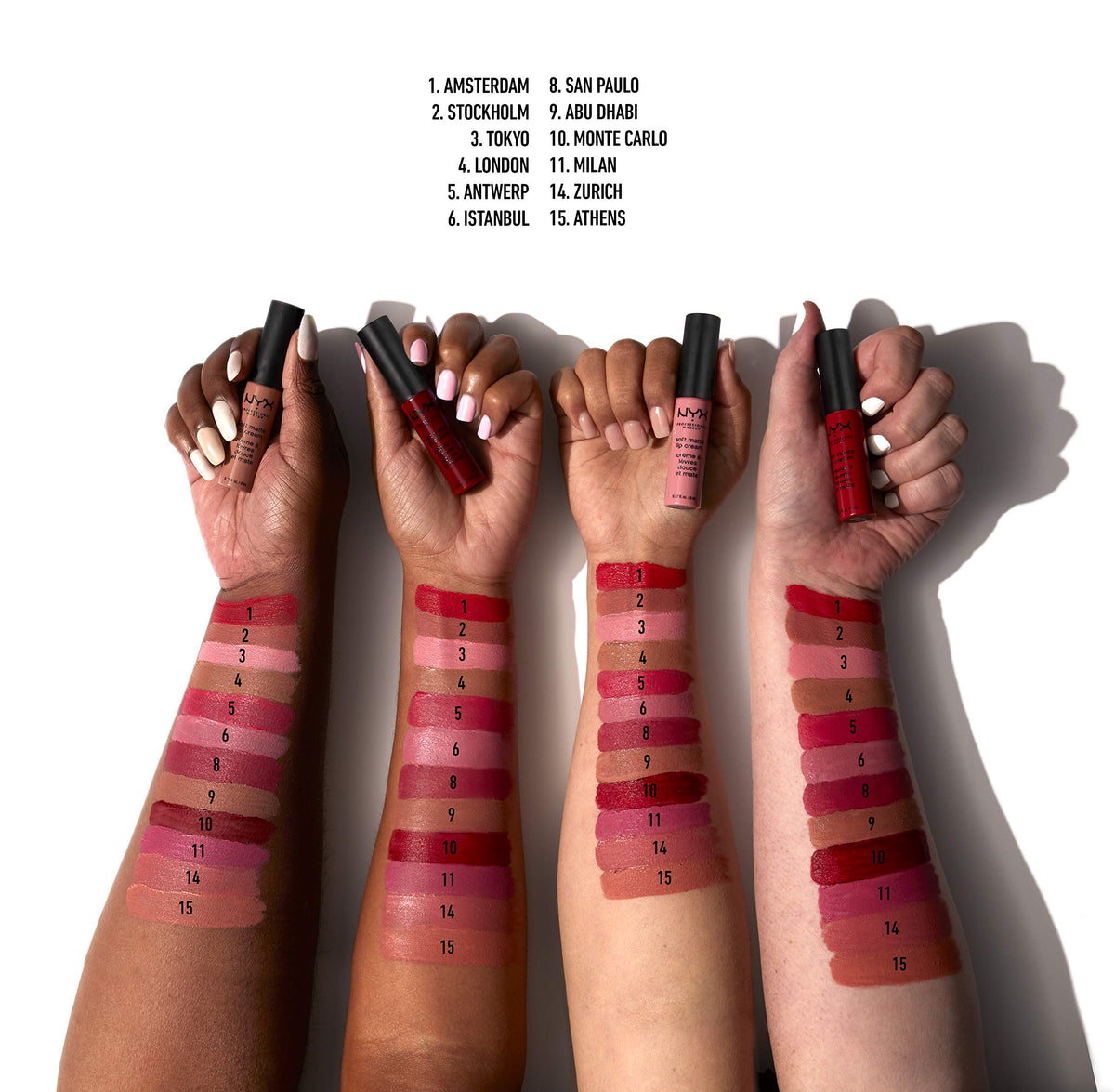 NYX PROFESSIONAL MAKEUP Soft Matte Lip Cream - Stockholm Beauty & Personal Care NYX PROFESSIONAL MAKEUP