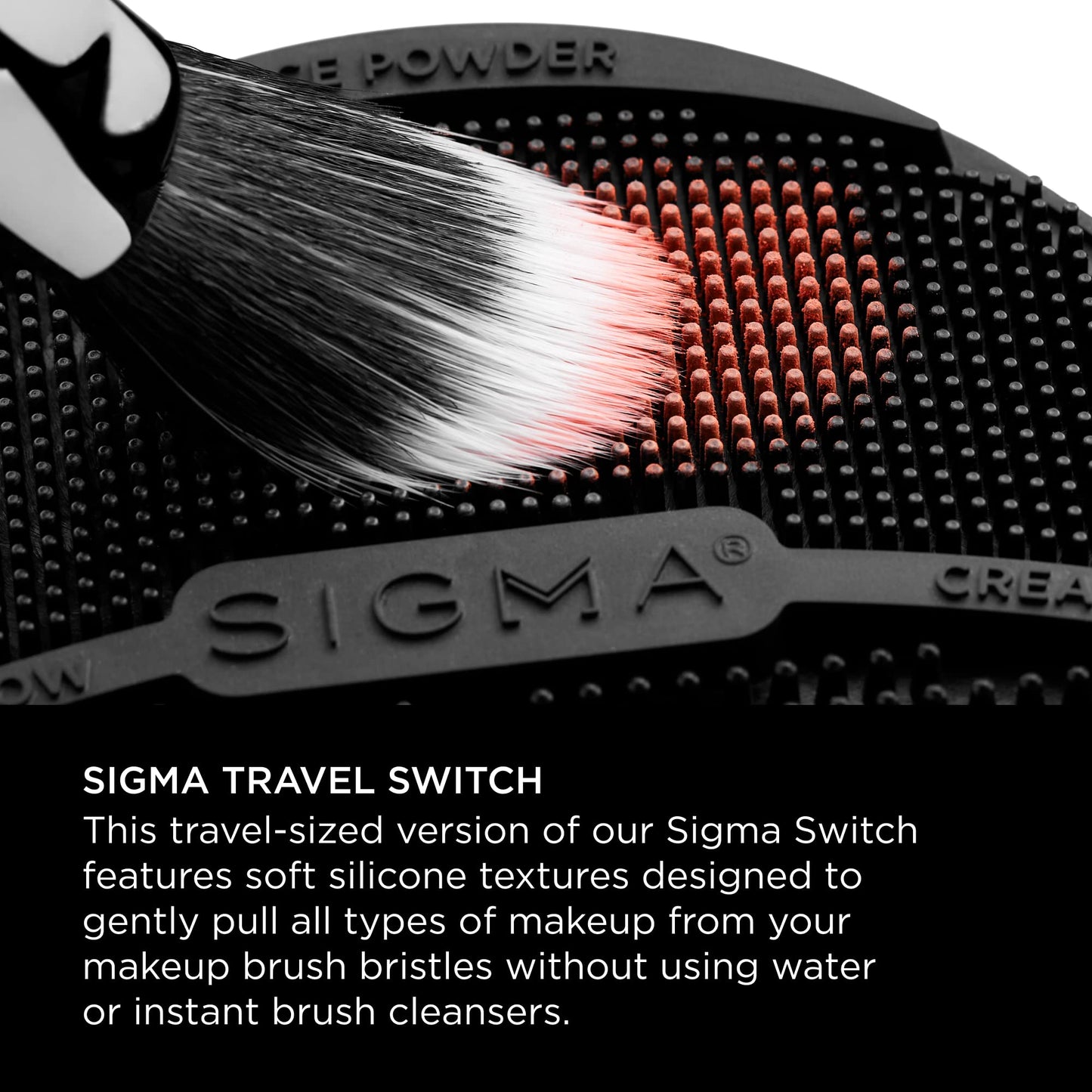 Sigma Switch by Sigma Beauty - Silicone Makeup Brush Cleaner for Switching Shades and Pigments, Switch Cleaning Mat for Superior Makeup Brush Cleaning Beauty & Personal Care Sigma Beauty