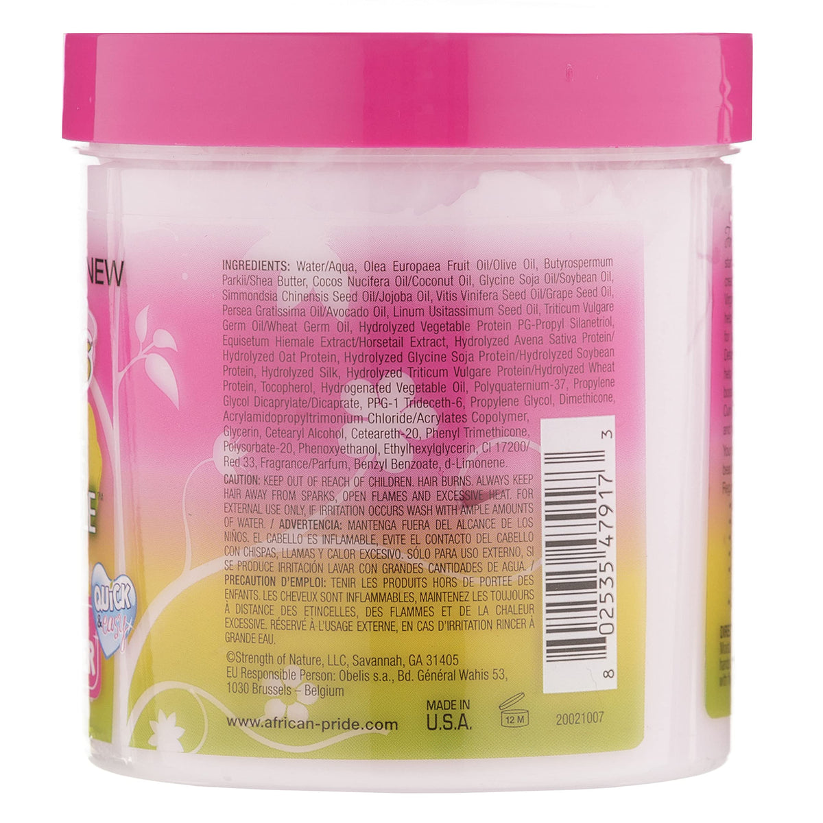 African Pride Dream Kids Olive Miracle Detangling Moisturizing Leave-In Conditioner - Contains Olive Oil, Moisturizes & Nourishes Coils & Hair Curls,