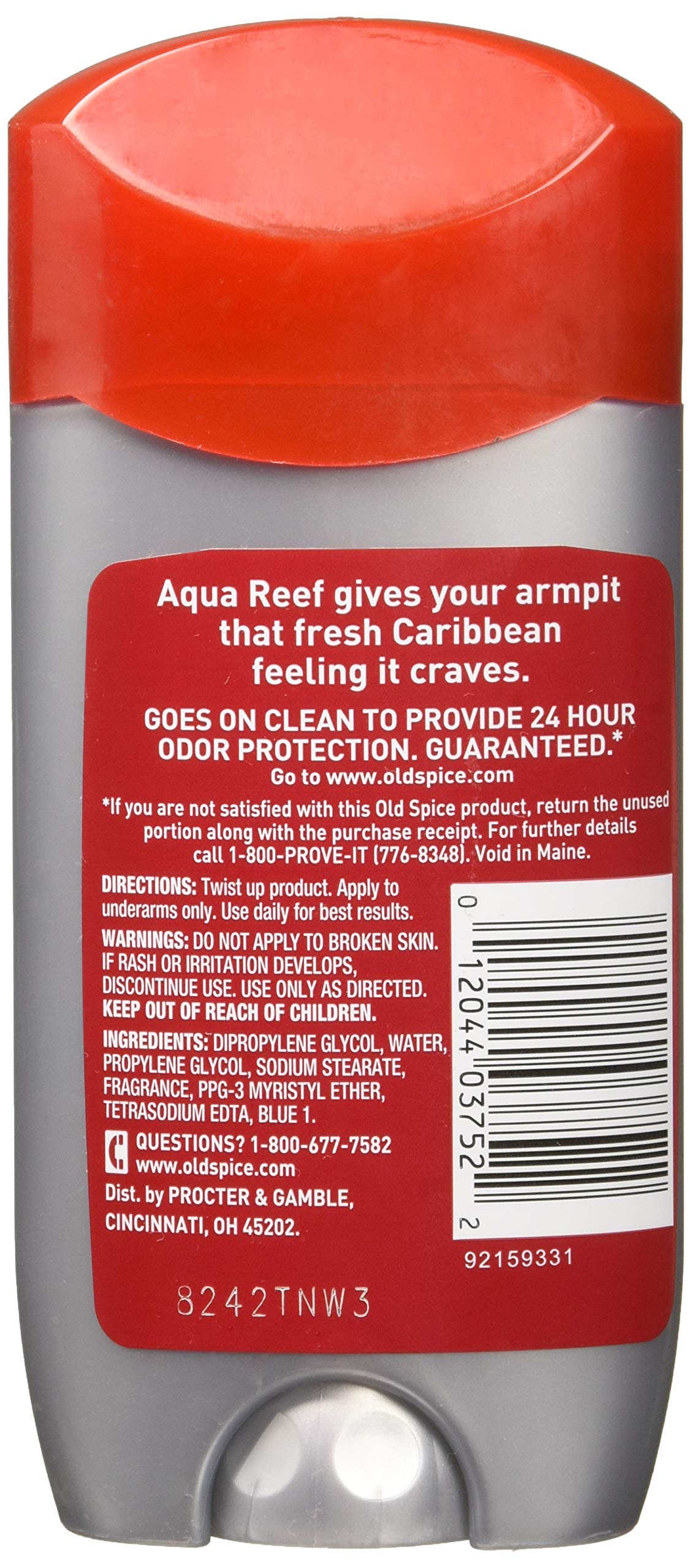 Old Spice Aqua Reef Deodorant, 3 Oz (Pack of 3) Beauty and Personal Care INNZA