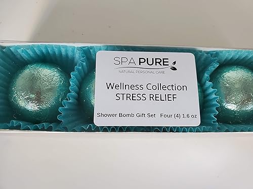 Spa Pure Stress Relief Aromatherapy Shower Steamers Bombs - Shower Bombs with Essential Oils - Unisex Bath Melts - Self Care and Relaxation Shower… Beauty & Personal Care Spa Pure