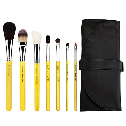 Bdellium Tools Professional Makeup Brush Studio Series - Basic 7pc. Brush Set with Roll-Up Pouch Beauty & Personal Care BDELLIUM TOOLS