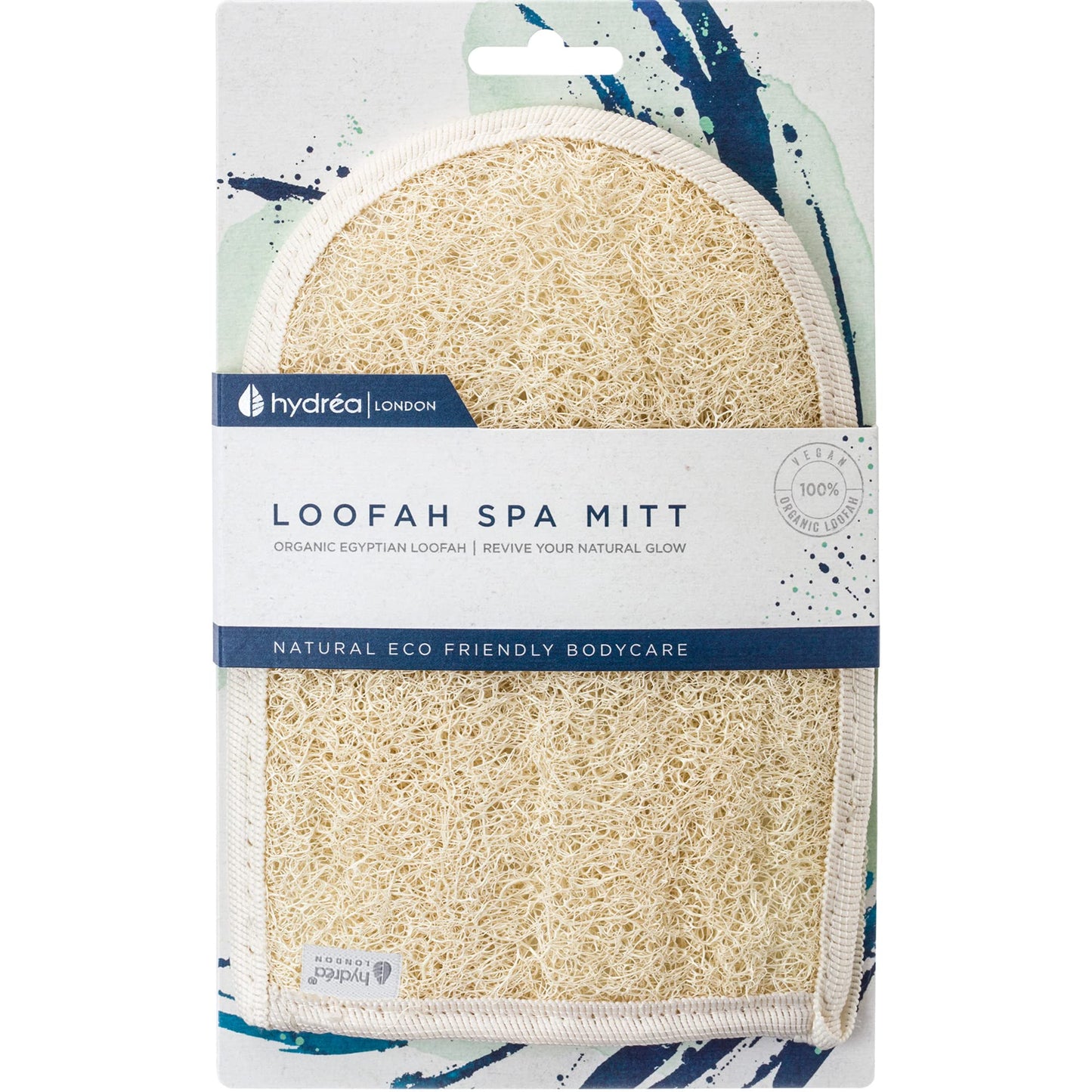 Hydrea London Exfoliating Glove - Organic Egyptian Shower Loofah & Dual-Sided Face Mitt Exfoliator - Body Scrubber for Men & Women, Dead Skin Cell Beauty & Personal Care Hydrea London