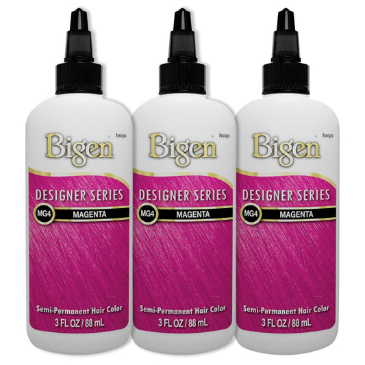 Bigen MG4 Magenta Designer Series Semi-Permanent Hair Color (pack of 3) Beauty & Personal Care Bigen