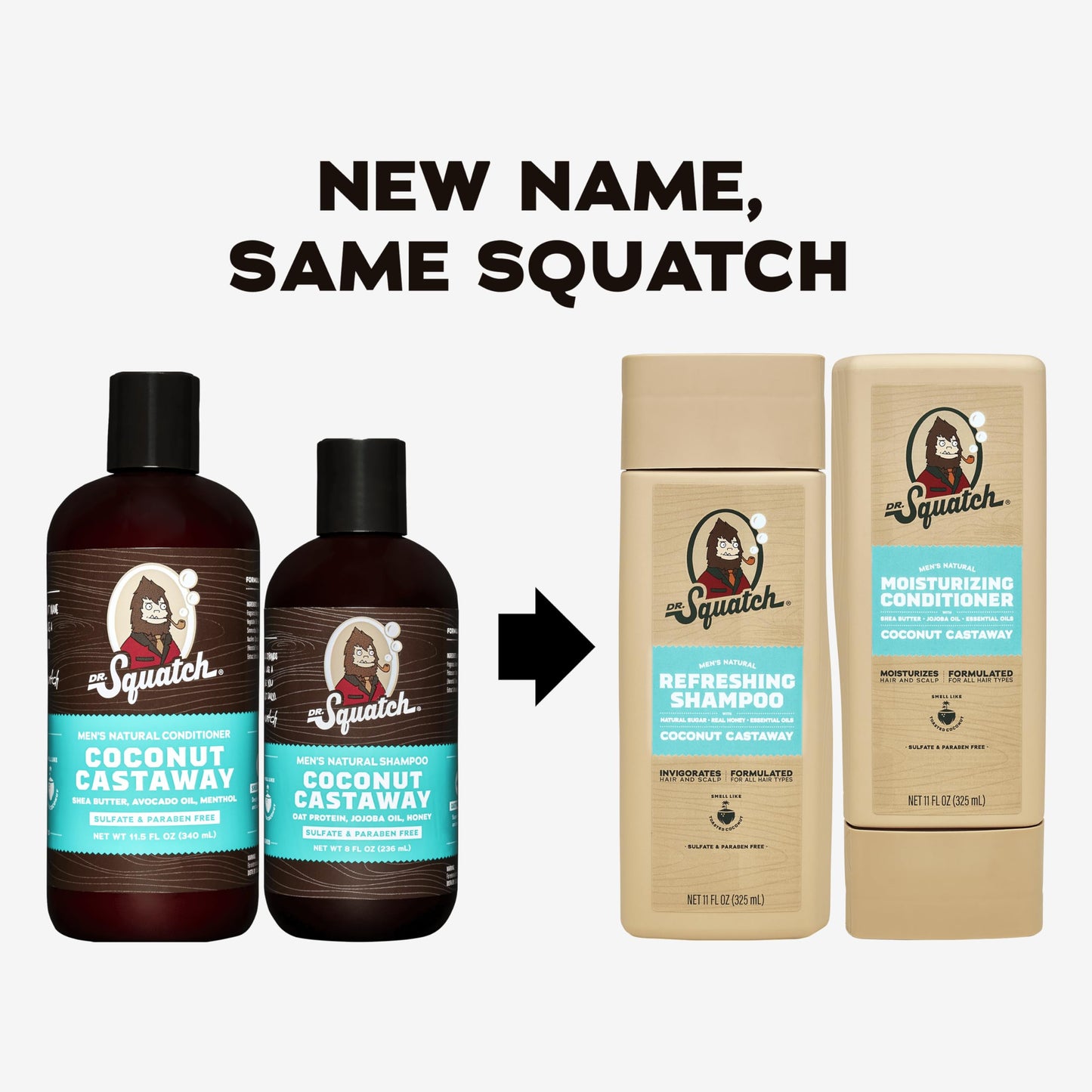 Dr. Squatch Men's Natural Shampoo and Conditioner Set - Sulfate & Paraben Free Natural Shampoo and Conditioner for Men - Scalp Nourishing Formula Beauty & Personal Care Dr. Squatch