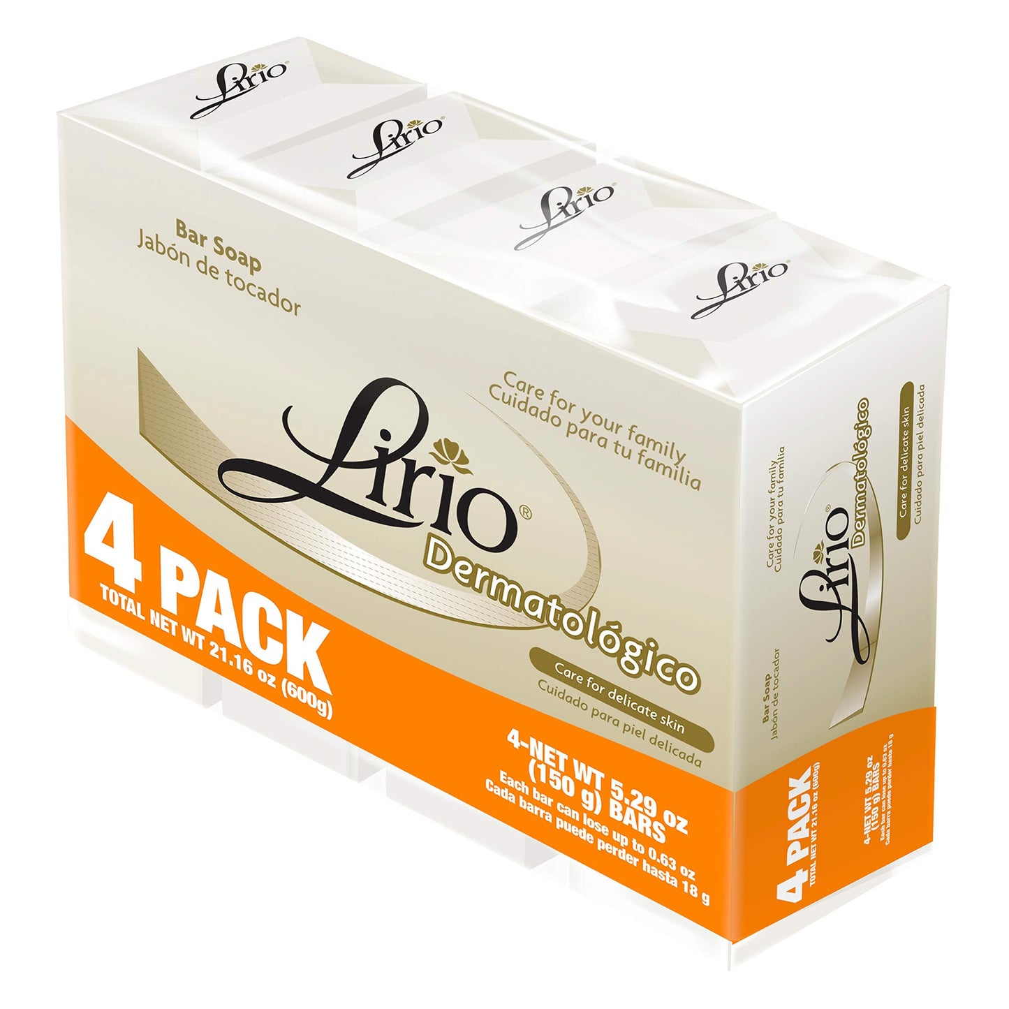 Lirio Derma Bar Soap, Dermatologico Body Soap, 5.3 Ounce, Pack of 4 Beauty & Personal Care Lirio