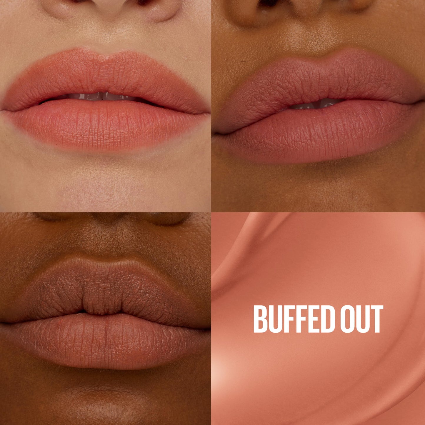 MAYBELLINE Super Stay Teddy Lip Tint, Long Lasting Matte Lipstick for Up To 12HR Wear, Buffed Out, 1 Count Beauty & Personal Care MAYBELLINE