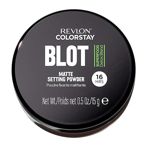Revlon ColorStay Blot Face Makeup Setting Powder, Mattifying, Blurring & Oil Absorbing, Absorbs Sebum, Blurs Imperfections and Reduces Pore Beauty & Personal Care REVLON