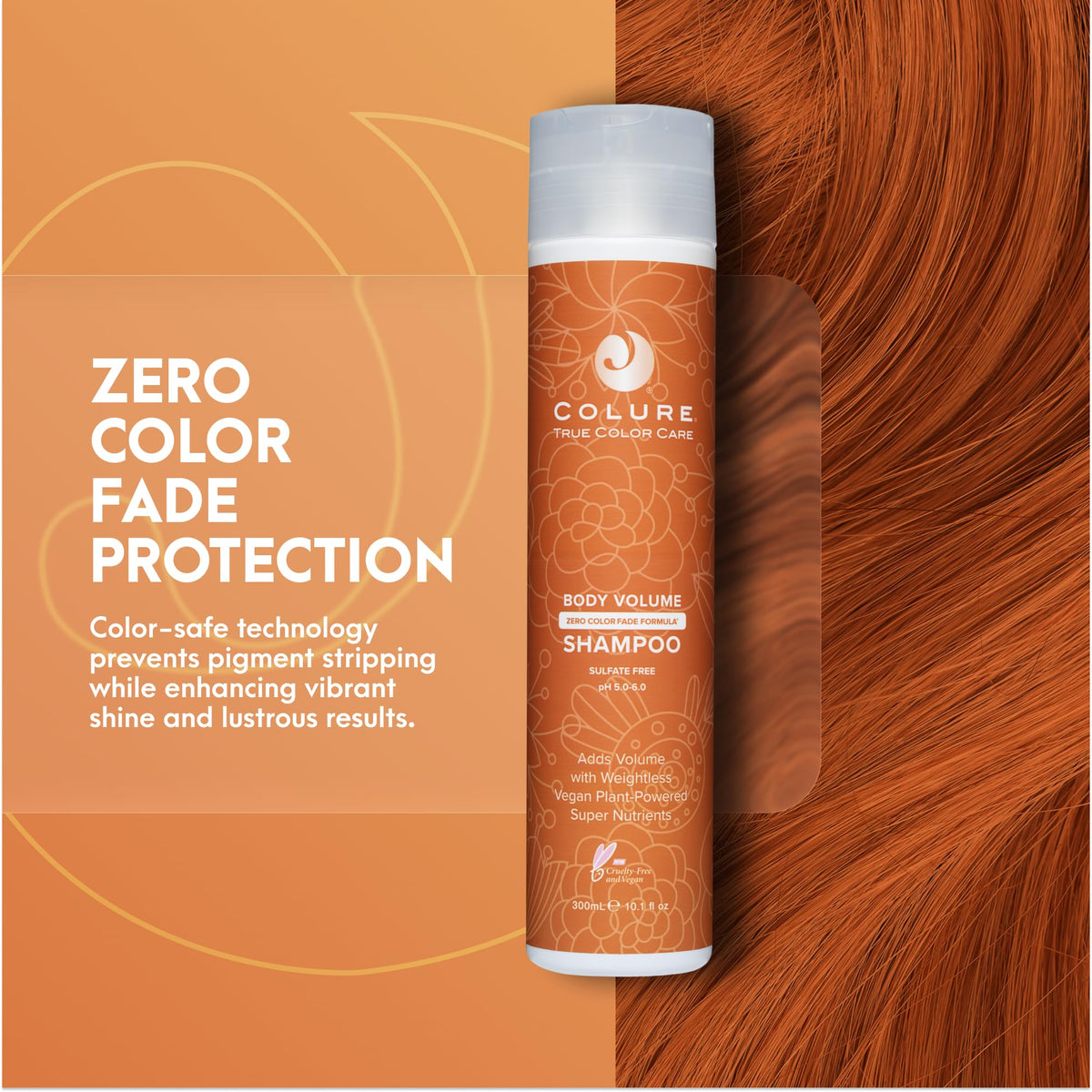 COLURE Body Volume Shampoo, 10 Fl Oz - Volumizing Hair Wash for Fine Thinning Hair, Weightless Sulfate-Free Cleanser