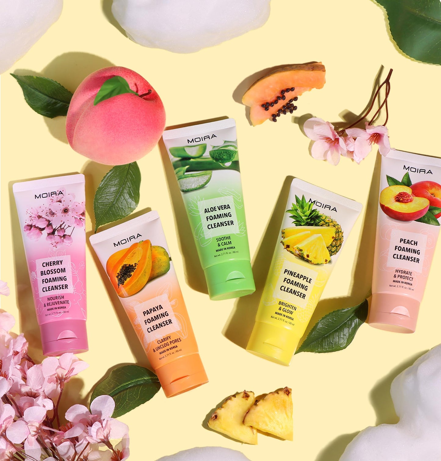 Moira Peach Foaming Cleanser Beauty & Personal Care Moira