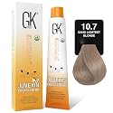 GK HAIR Global Keratin Professional Hair Color Cream Tube (3.4 Fl Oz/100ml) Nourishing & Cleansing Colors for Styling High Performance Long Lasting Beauty & Personal Care GK HAIR