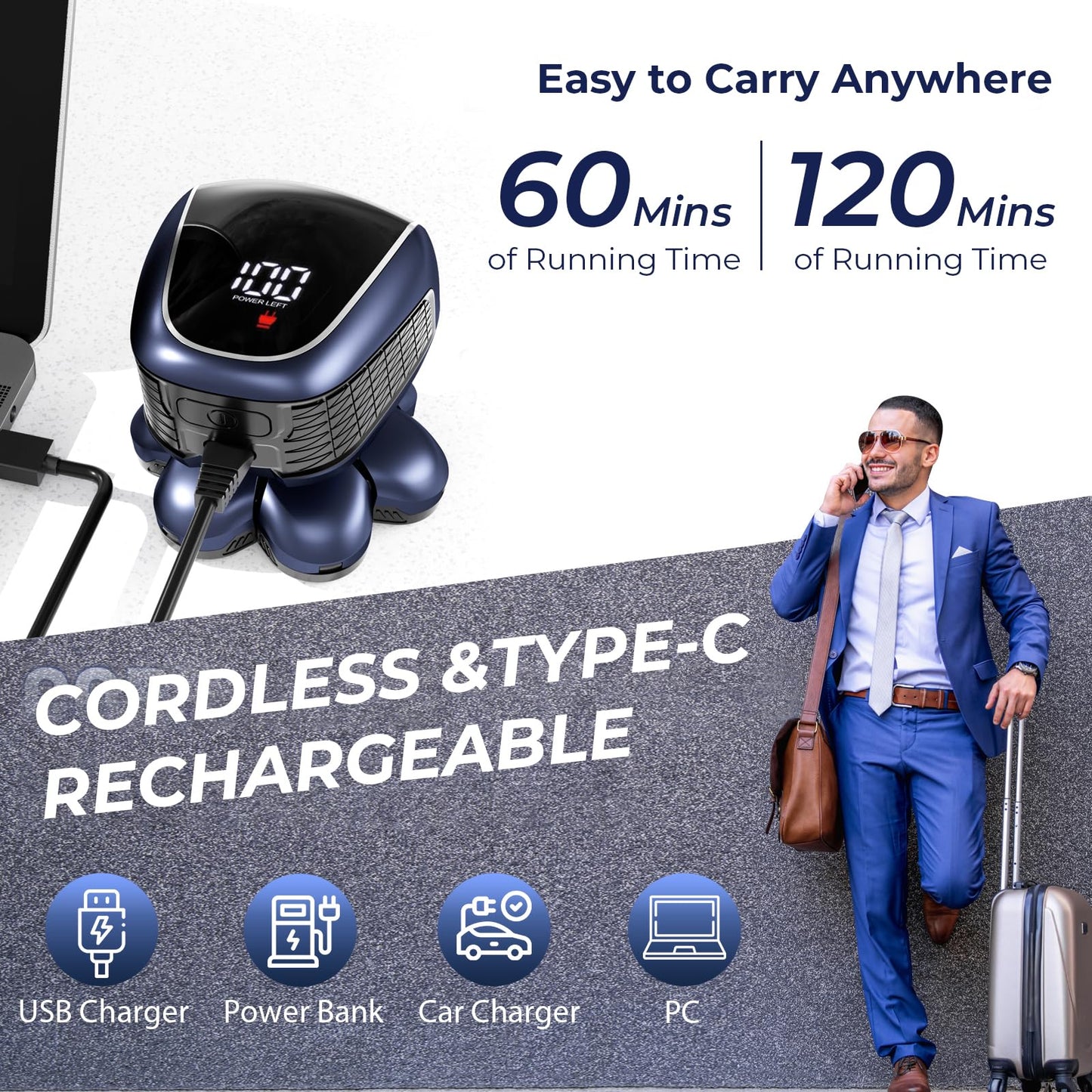????%?????? Head Shavers for Bald Men: ??-????-?? Electric Razor - Waterproof Wet Dry Shaving - Professional Grooming Kit for Balder - Rechargeable Head Beauty and Personal Care SOBIY