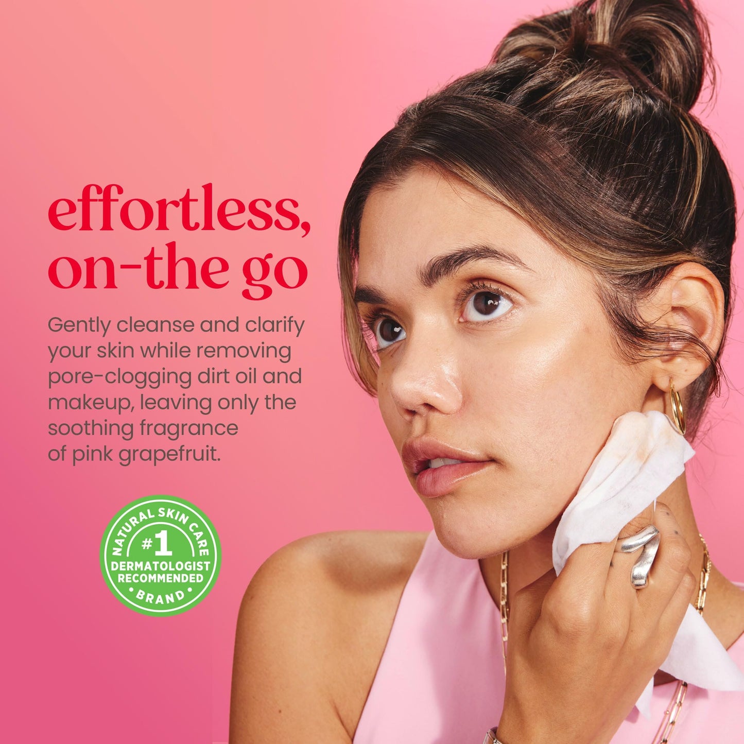 Burt's Bees Facial Cleansing Towelettes for Normal to Oily Skin, Pink Grapefruit, 30 Count Beauty & Personal Care Burt's Bees