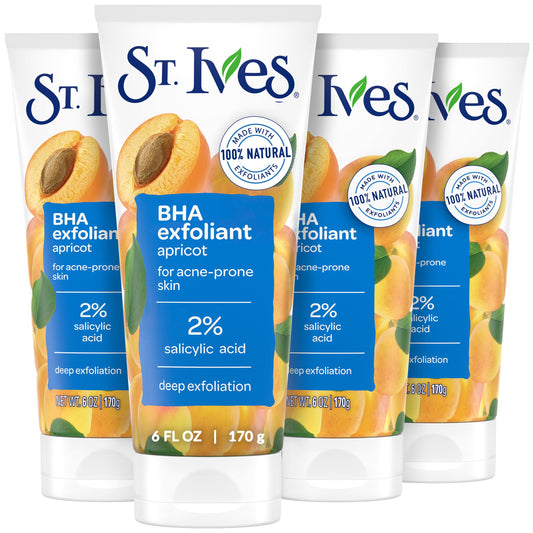 St. Ives Acne Control Apricot Face Scrub, Deep Exfoliator Skin Care, Prevents Acne for Radiant Skin, Salicylic Acid Acne Treatment Facial Scrub, Made Beauty and Personal Care St. Ives Default Title