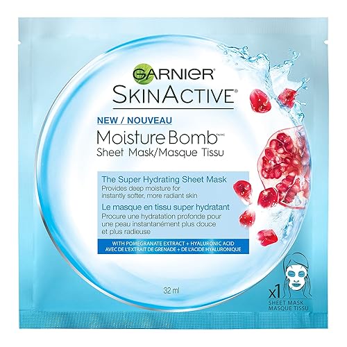 Garnier SkinActive Super Hydrating Sheet Mask, 0.08 Ounce, 1 Count Beauty & Personal Care Garnier
