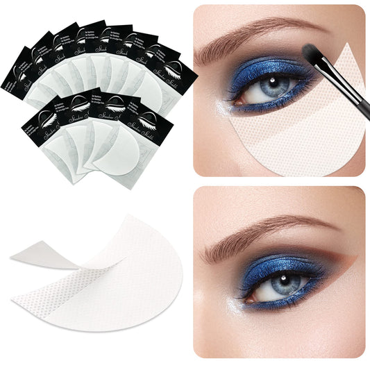 TailaiMei 120 Pcs Eyeshadow Shields, Eyeshadow Stencil for Prevent Makeup Residue, Lint Free Gel Pad for Eyeliner, Eyelash Extensions and Lip Makeup Beauty & Personal Care TailaiMei