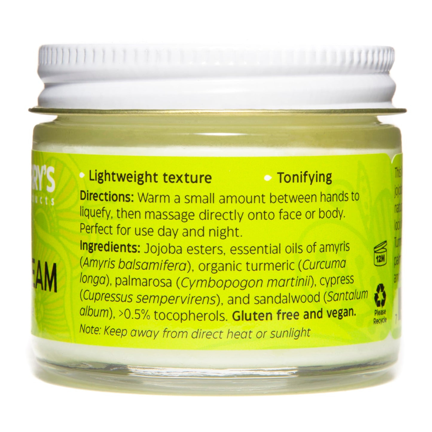 Uncle Harry's Natural Products Ayurvedic Face Cream with Jojoba Esters and Pure Essential Oils of Turmeric, Sandalwood, Palmarosa, and Cypress - Beauty & Personal Care Uncle Harry's Natural Products