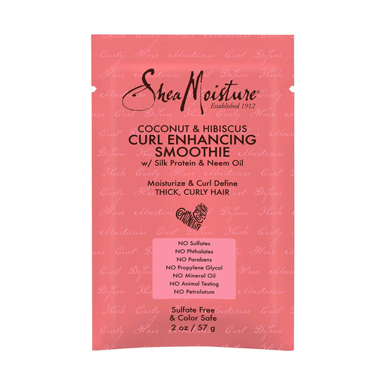 SheaMoisture Coconut and Hibiscus Curl Enhancing Smoothie 2 oz Packette (6 PACK) Beauty & Personal Care Shea Moisture