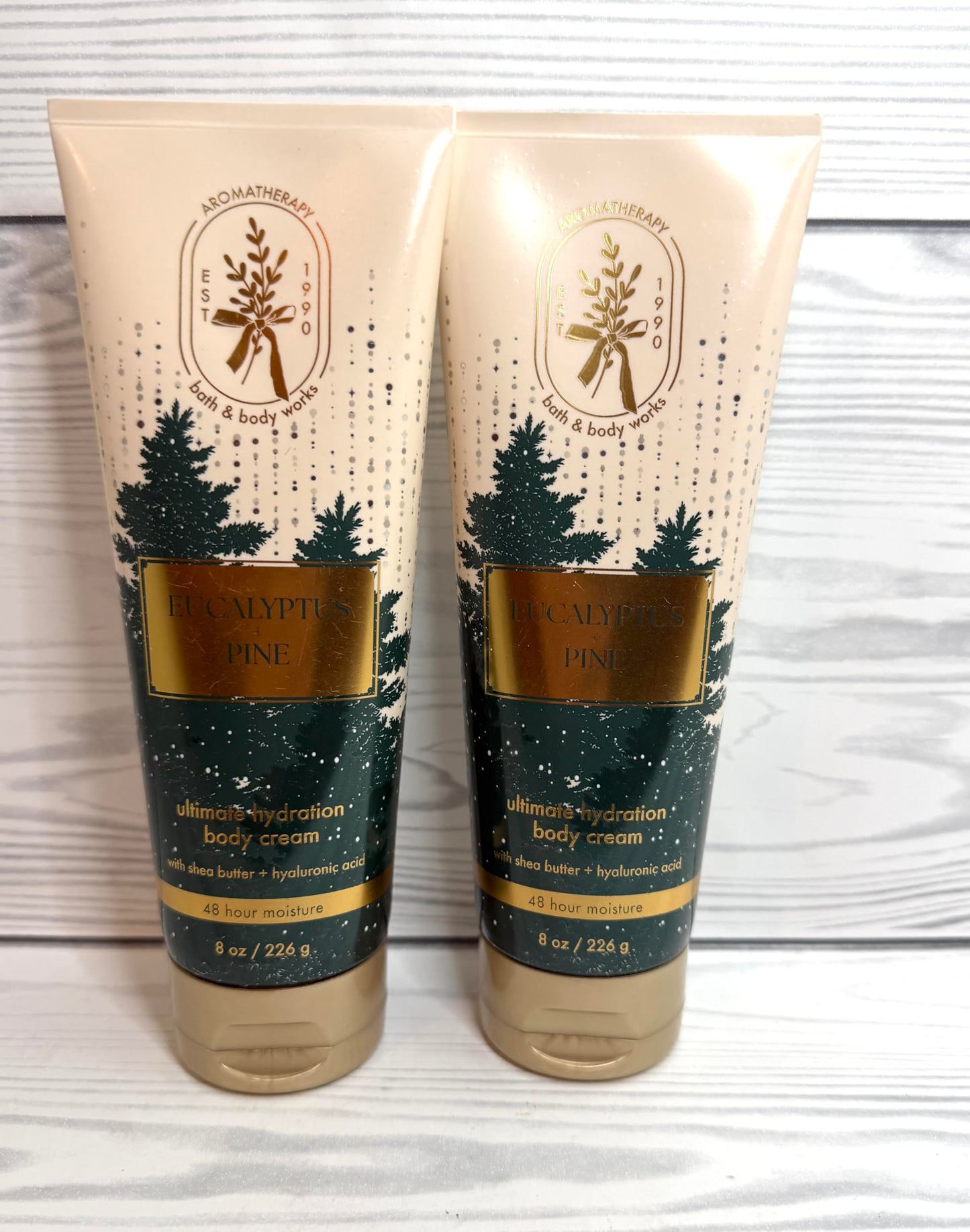 Bath & Body Works Unisex Eucalyptus Pine Ultimate Hydration Body Cream 8 Ounces Pack of 2 Beauty & Personal Care Bath & Body Works