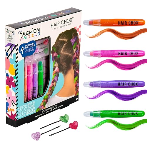 Fashion Angels Hair Chox Set, Temporary Hair Color for Kids- Safe and Washable Hair Chalk Beauty & Personal Care Fashion Angels