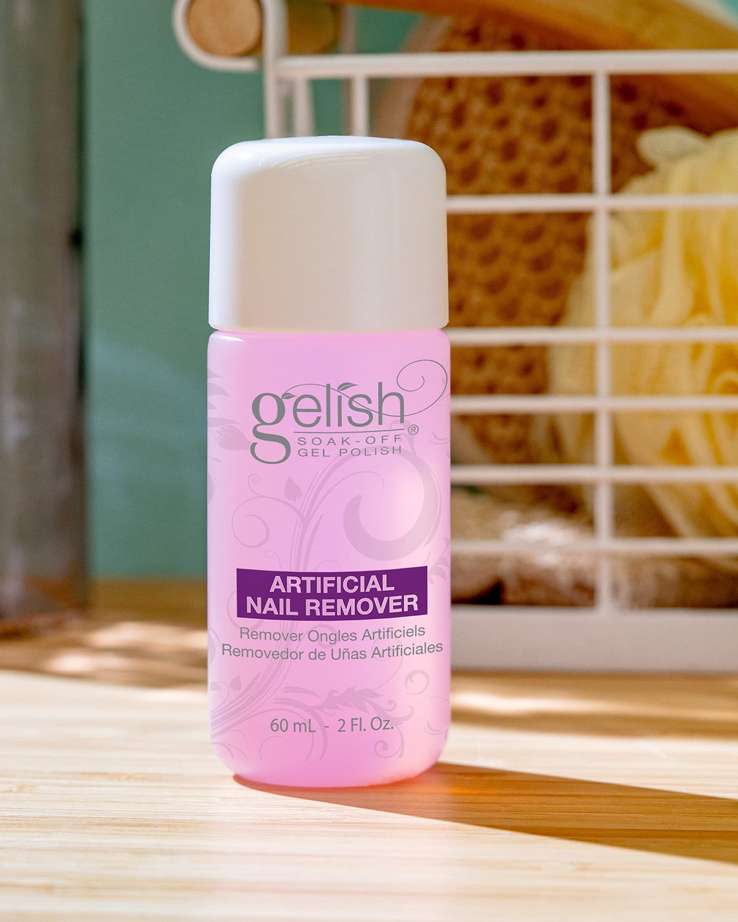 Gelish Artificial Nail Remover - Soak-Off Polish Remover for Fast, Gentle, Prevents Drying, and Maintains Healthy Nails. Ideal for Professional Beauty & Personal Care Gelish