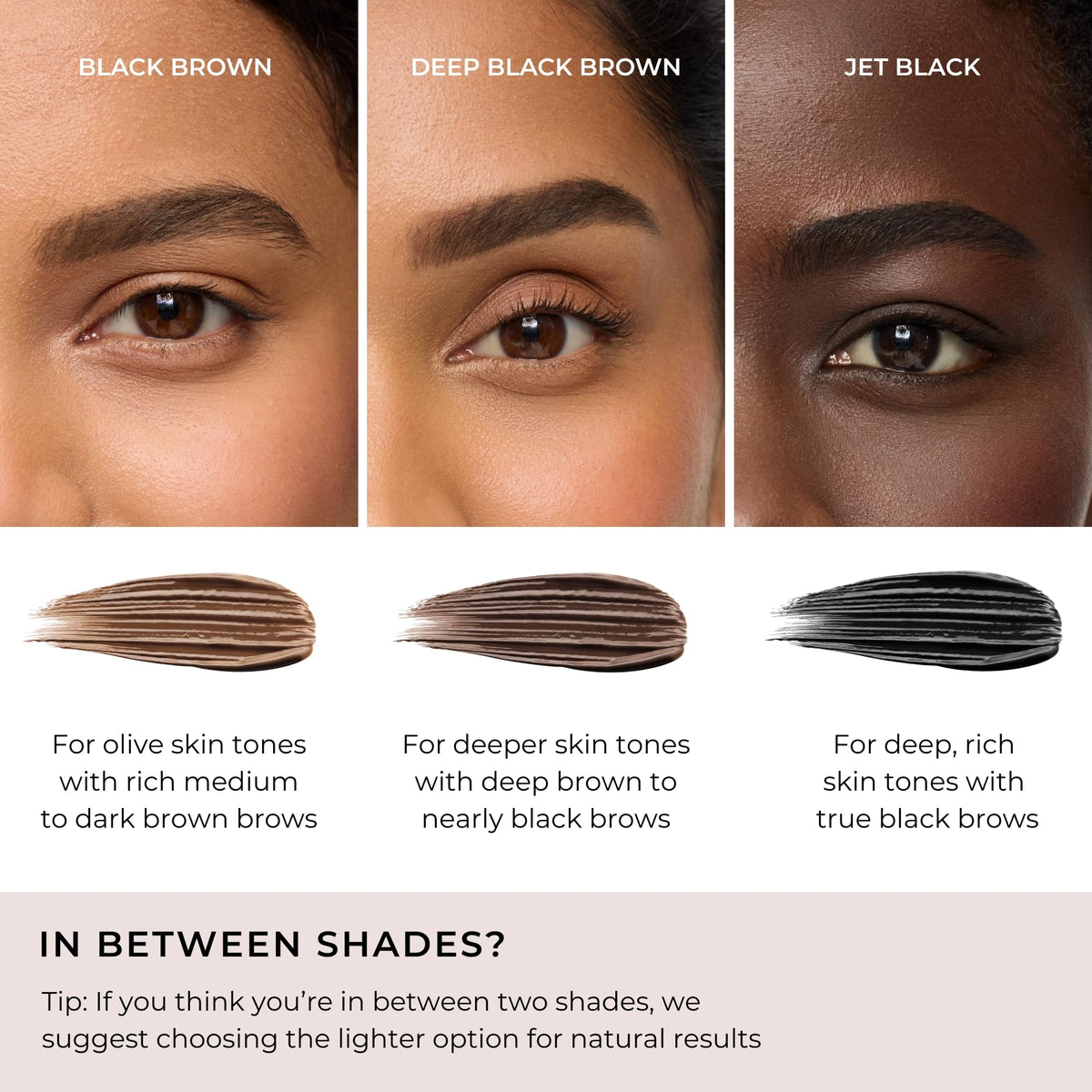 WUNDERBROW Eyebrow Gel, Waterproof, Smudgeproof, Long Lasting, Shade: Jet Black, Vegan and Cruelty-Free