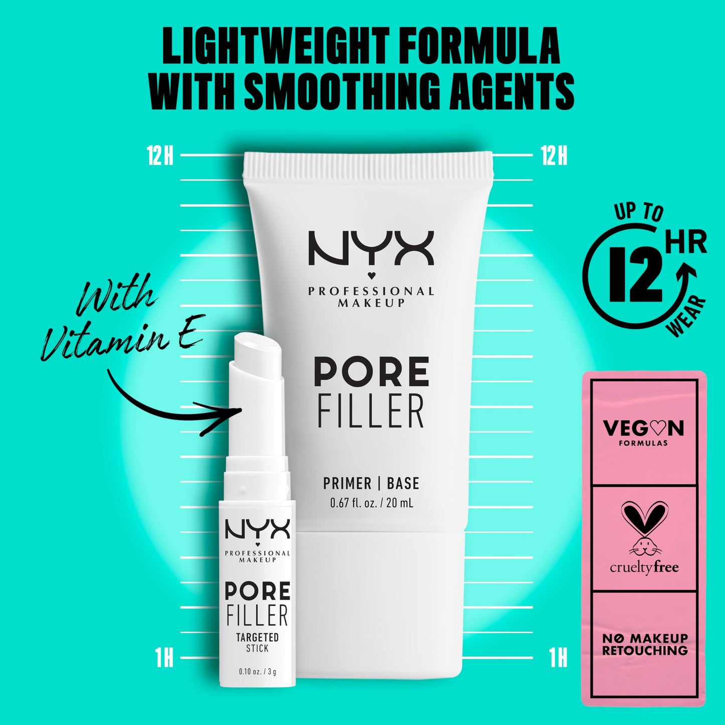 NYX PROFESSIONAL MAKEUP Pore Filler Targeted Primer Stick, Blurring Primer Beauty & Personal Care NYX PROFESSIONAL MAKEUP
