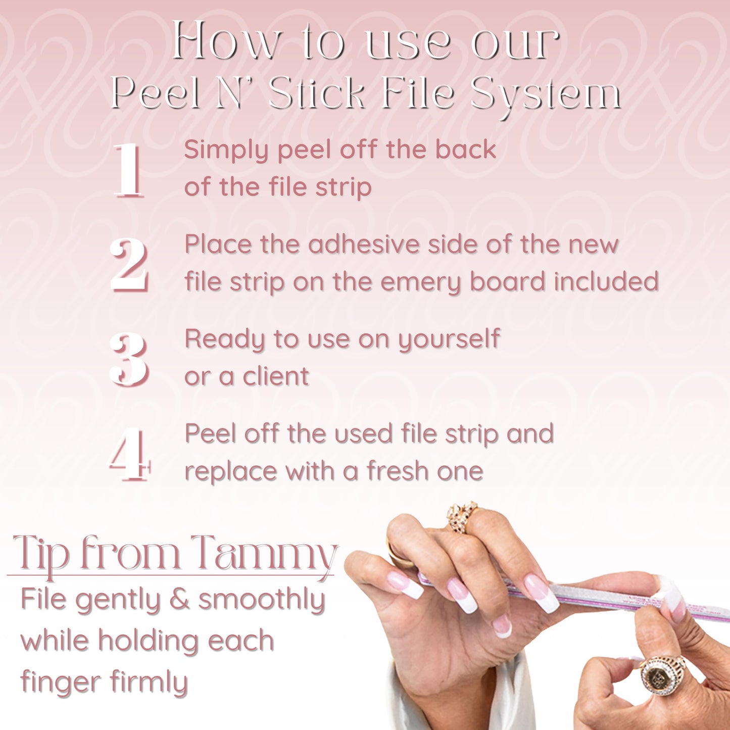Tammy Taylor 100 Grit Acrylic Finger Nail Files for Women, 100/180 Limas para Uñas & Emery Boards for Nails, Professional Manicure Tools, Salon Art Beauty & Personal Care Tammy Taylor